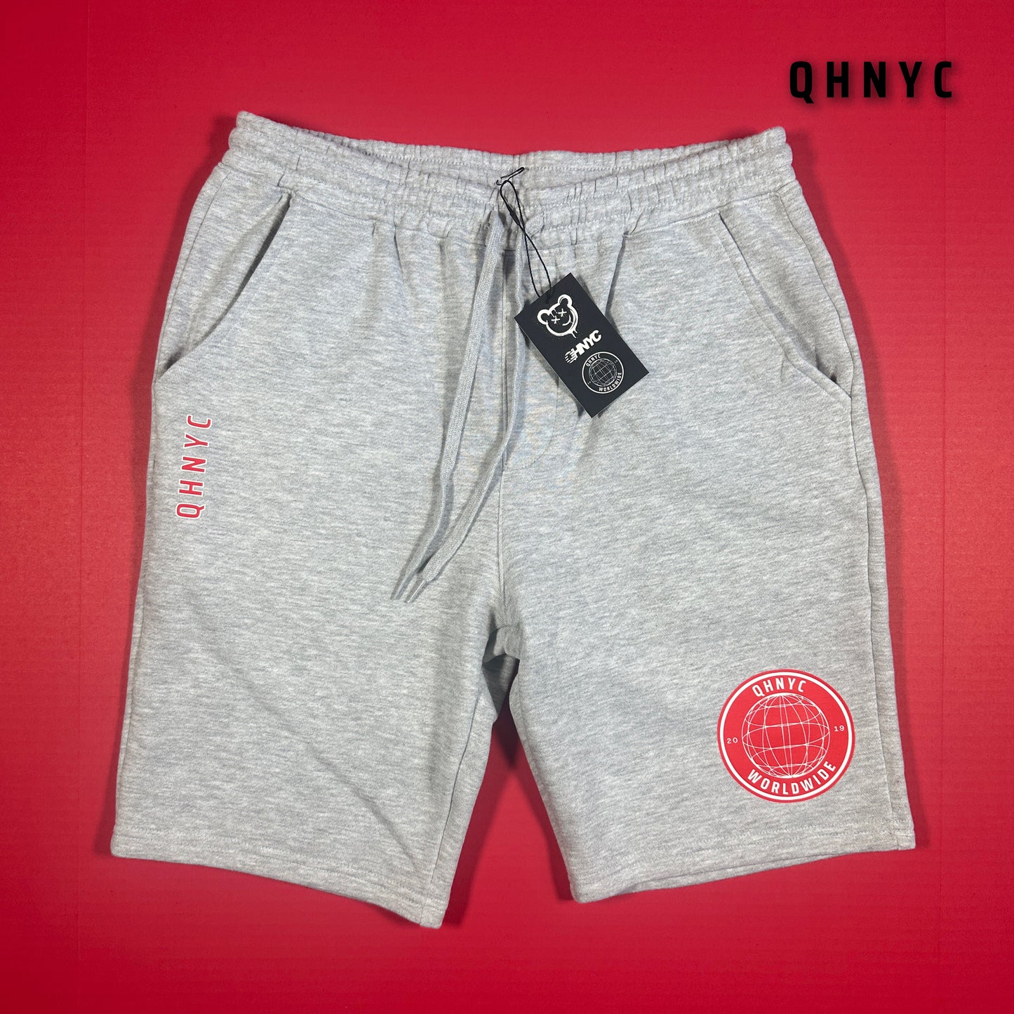 Worldwide Fleece Shorts(Red)